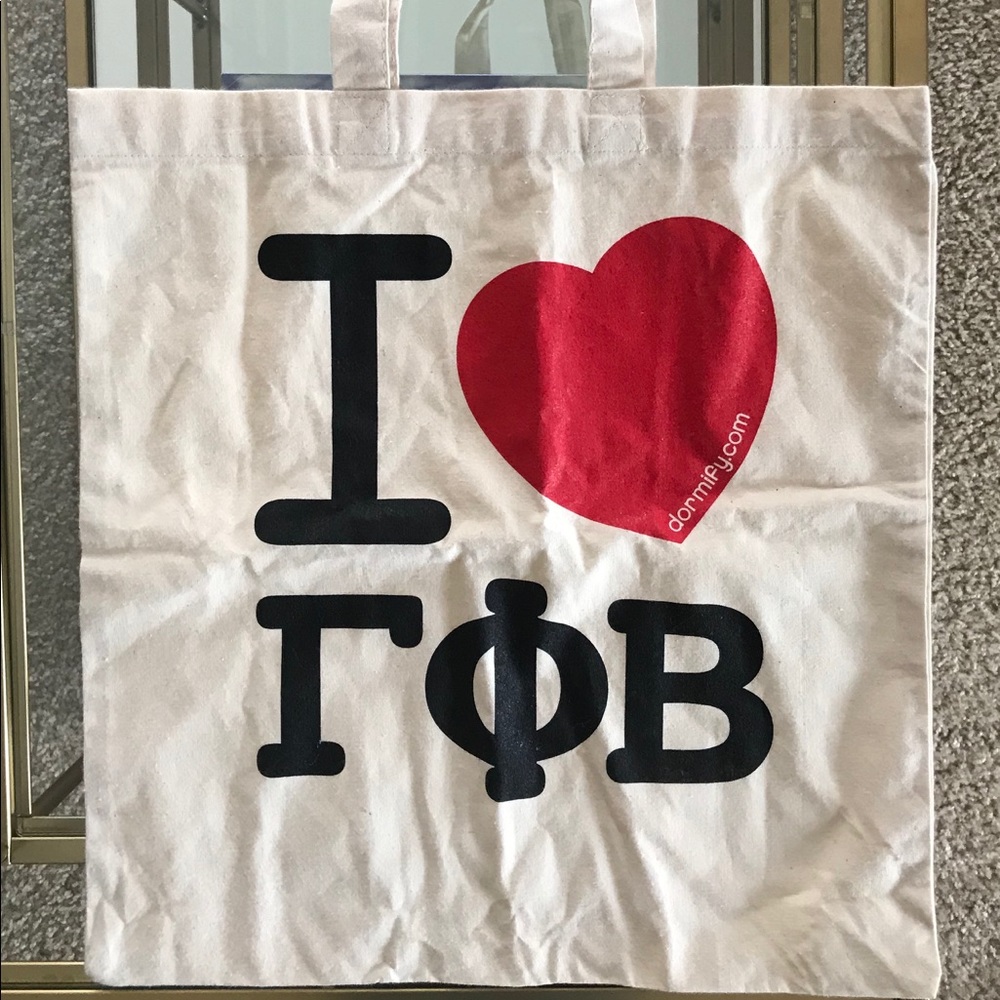 Gamma Phi Beta Canvas Tote